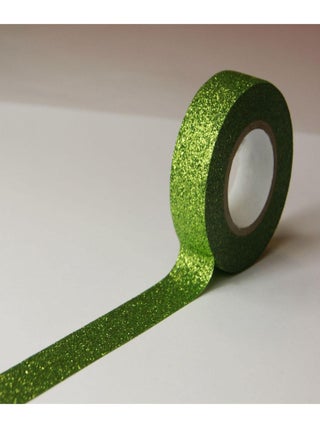 Masking tape - Kaki - Paillettes - Repositionnable - Global Gift