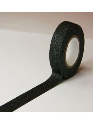Masking tape - Noir - Paillettes - Repositionnable - Global Gift