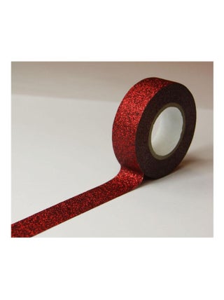 Masking tape - Rouge - Paillettes - - Global Gift