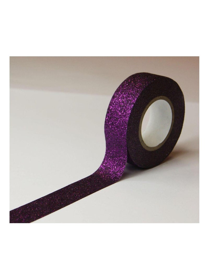 Masking tape - Violet - Paillettes - - Global Gift Violet - Kiabi