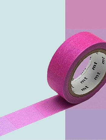 Masking tape dégradé fluo rose et bleu - 1,5 cm x - Masking Tape