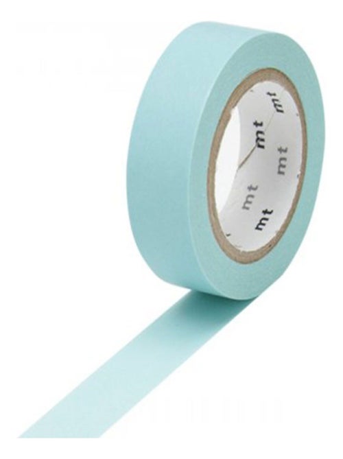 Masking tape unicolore - Bleu layette - 1,5 cm x 7 - Masking Tape - Kiabi