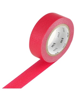 Masking tape unicolore - Rouge - 1,5 cm x 7 m - Masking Tape