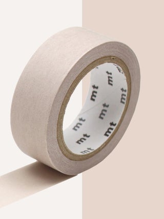 Masking tape unicolore pastel - Marron - 1,5 cm x - Masking Tape