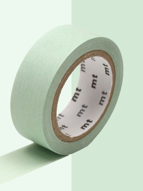 Masking tape unicolore pastel - Vert - 1,5 cm x 7 - Masking Tape - Kiabi