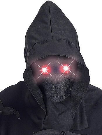 Masque à Capuche visage invisible avec yeux lumineux