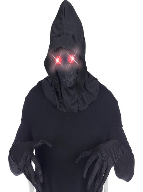 Masque à Capuche visage invisible avec yeux lumineux - Kiabi