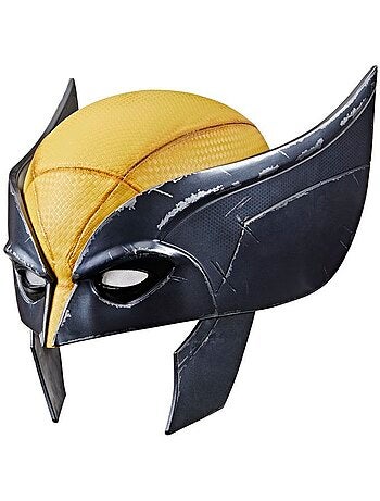 Masque cosplay wolverine échelle 1:1 avec socle - hasbro, marvel legends
