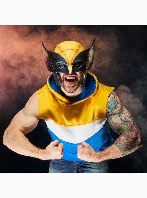 Masque cosplay wolverine échelle 1:1 avec socle - hasbro, marvel legends - Kiabi