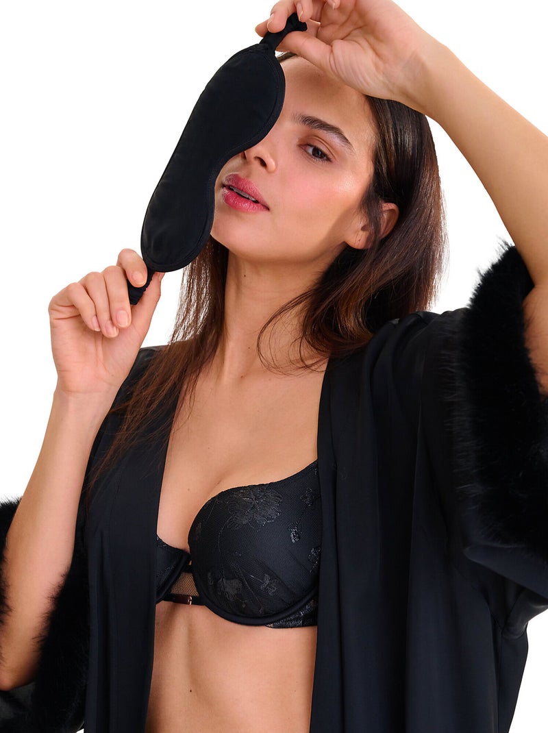 Masque de nuit PASSION Noir - Kiabi