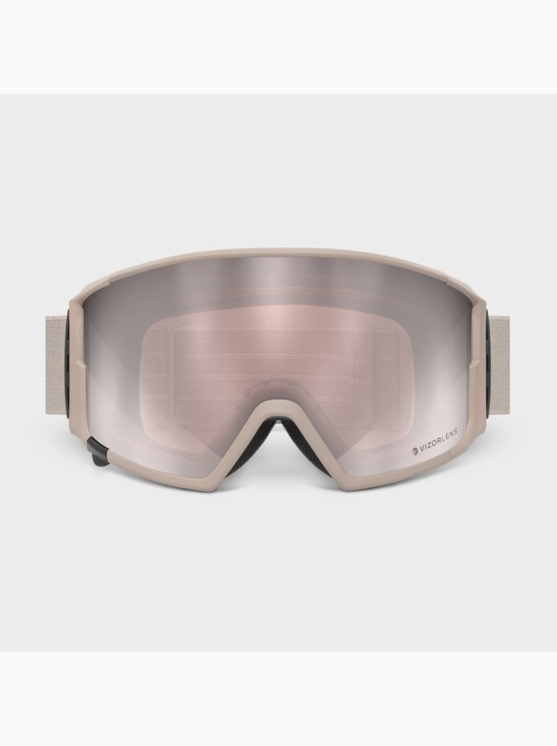 Masque de ski et snowboard sports d'hiver homme et femme g3 butter Beige - Kiabi