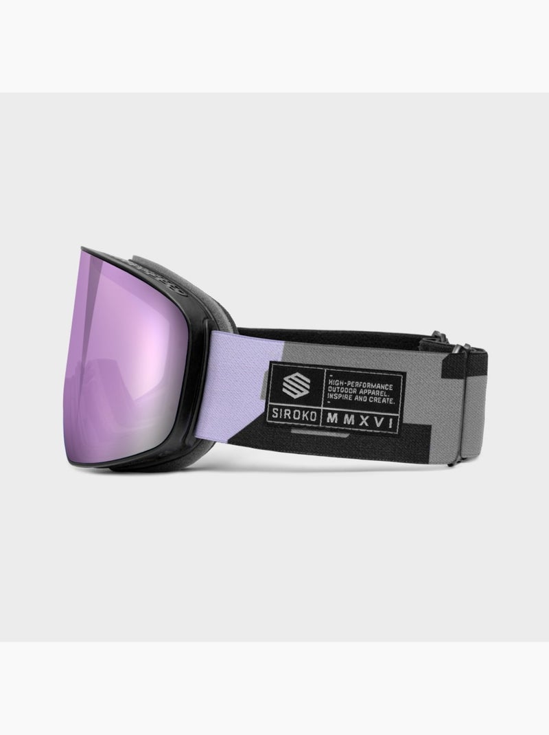 Masque de ski sports d'hiver homme et femme gx amethyst Lavande - Kiabi