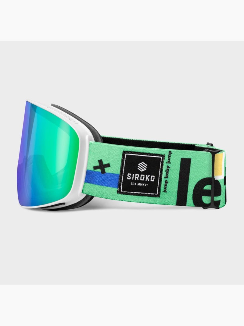 Masque de ski sports d'hiver homme et femme gx cypress Bleu - Kiabi