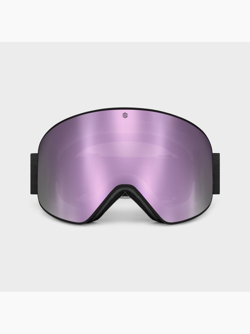 Masque de ski sports d'hiver homme et femme gx grizzly Lavande - Kiabi