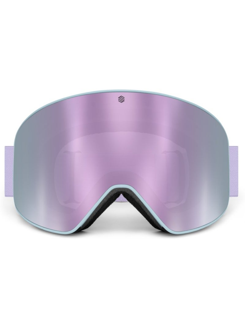 Masque de ski sports d'hiver homme et femme gx hakuba Bleu - Kiabi