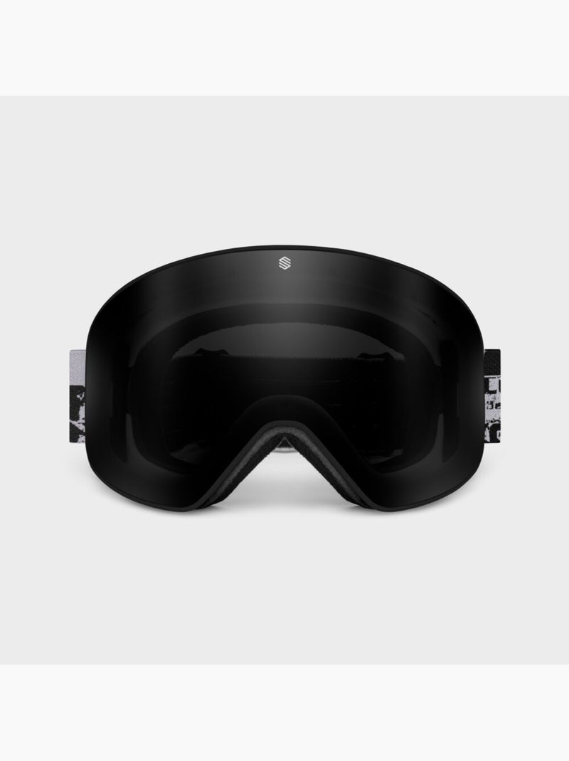 Masque de ski sports d'hiver homme et femme gx rock Noir - Kiabi