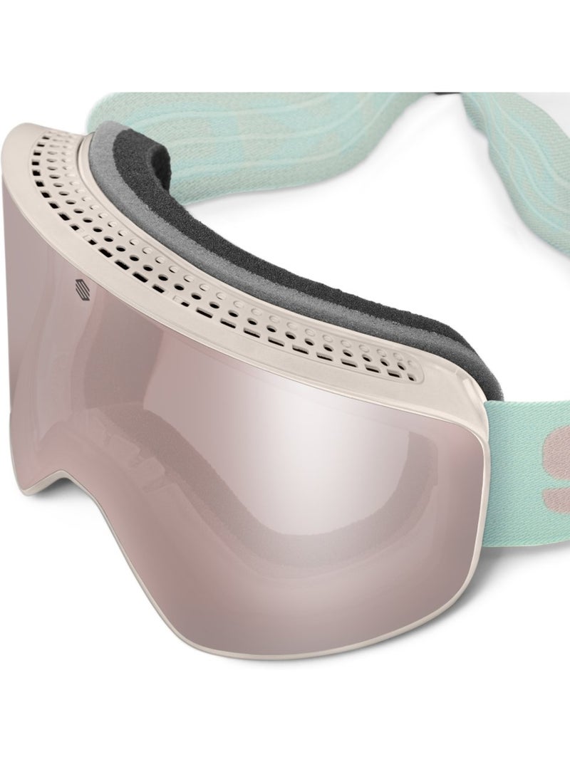 Masque de ski sports d'hiver homme et femme gx webber Beige - Kiabi
