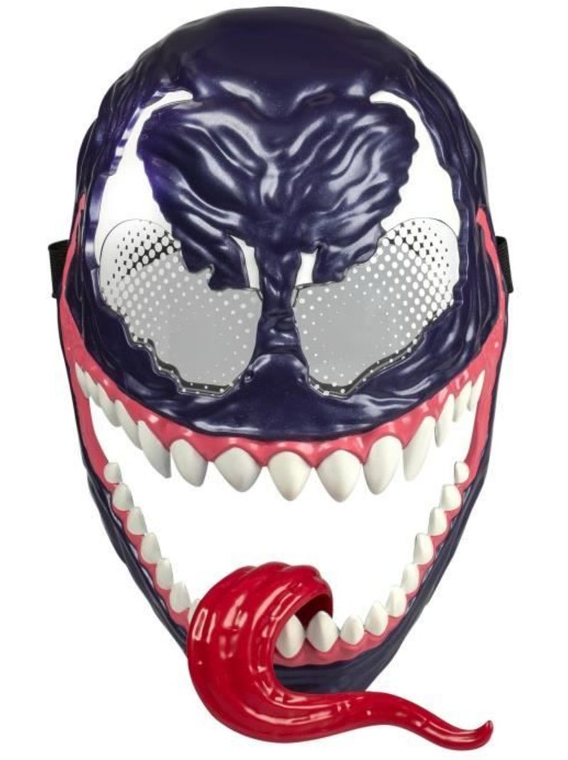 Masque de venom, déguisement enfant de super-héros, marvel spider-man venomversus, dès 5 ans Noir - Kiabi