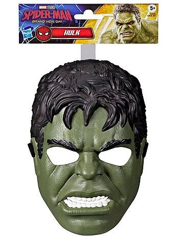 Masque d'hulk, déguisement enfant de super-héros, marvel spider-man brand new day, dès 5 ans