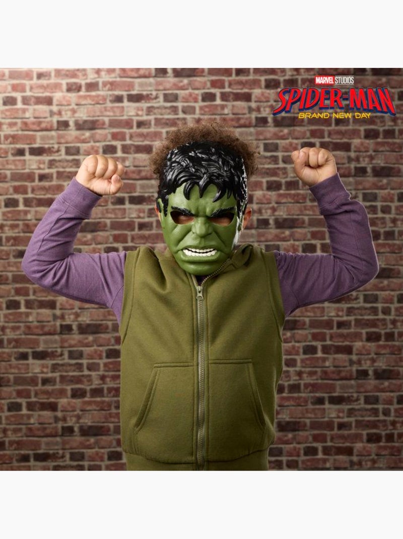 Masque d'hulk, déguisement enfant de super-héros, marvel spider-man brand new day, dès 5 ans Vert - Kiabi