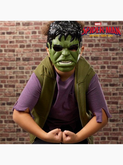 Masque d'hulk, déguisement enfant de super-héros, marvel spider-man brand new day, dès 5 ans - Kiabi