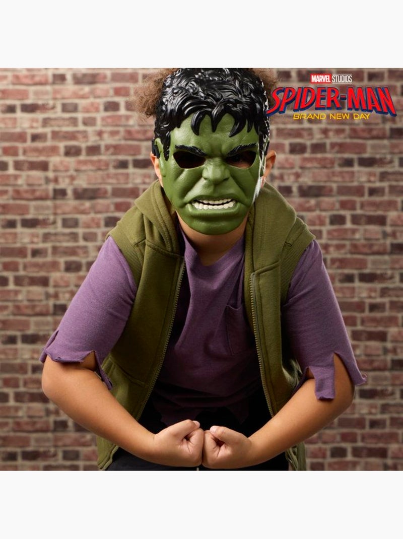 Masque d'hulk, déguisement enfant de super-héros, marvel spider-man brand new day, dès 5 ans Vert - Kiabi
