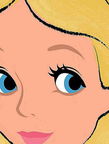 Masque en carton - Disney Alice au pays des merveilles 27 cm