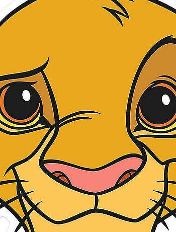 Masque en carton - Disney Le roi lion - Simba 27 cm