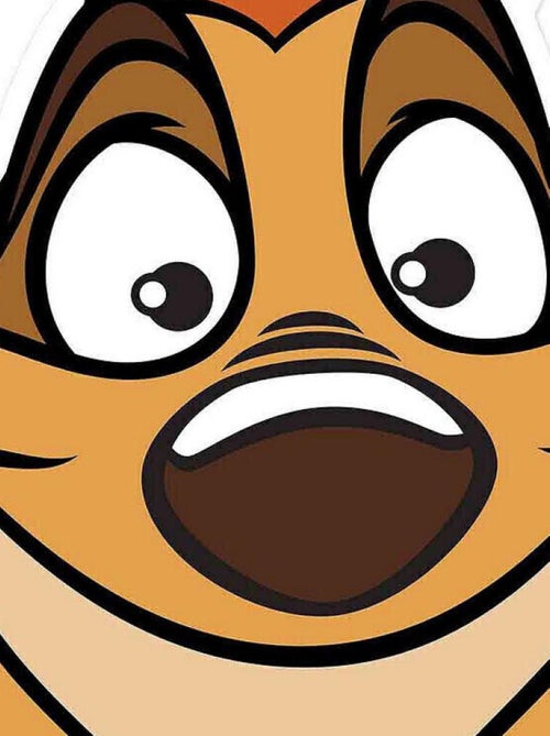 Masque en carton - Disney Le roi lion - Timon 27 cm - Kiabi