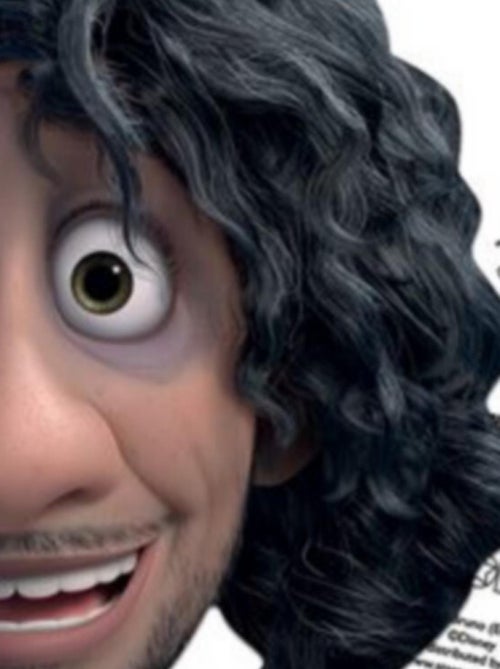 Masque en carton - Encanto - Bruno - Kiabi