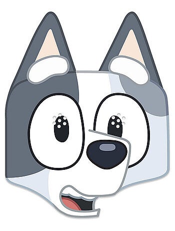 Masque en carton - Muffin (Bluey) - Taille A4