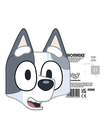 Masque en carton - Muffin (Bluey) - Taille A4