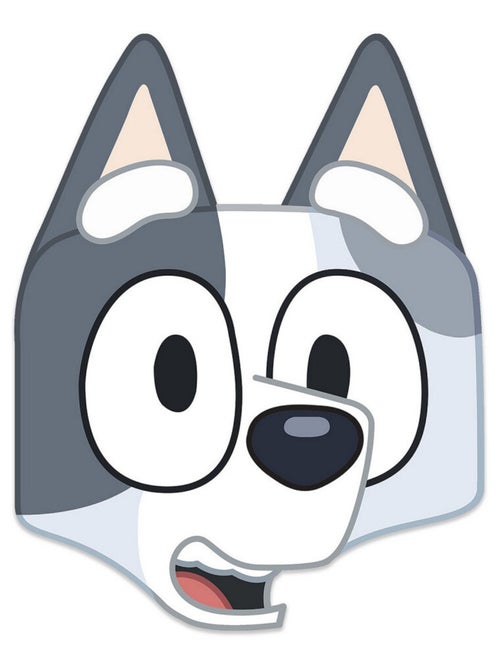 Masque en carton - Muffin (Bluey) - Taille A4 - Kiabi