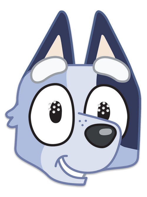 Masque en carton - Socks (Bluey) - Taille A4 - Kiabi