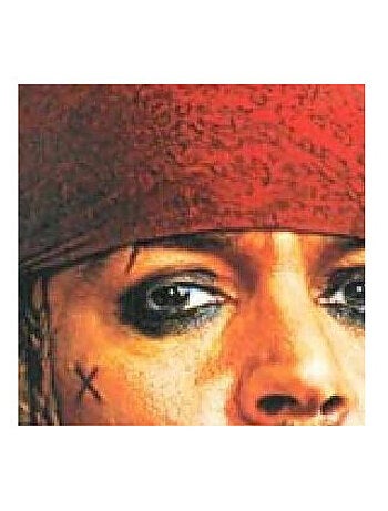 Masque en carton - visage Disney Pirates des caraïbes - Jack Sparrow 27 cm