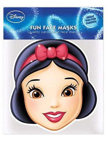 Masque en carton - visage Disney princesse blanche-neige 27 cm