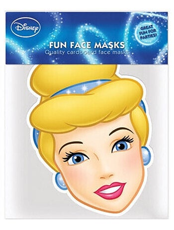Masque en carton - visage Disney princesse cendrillon 27 cm