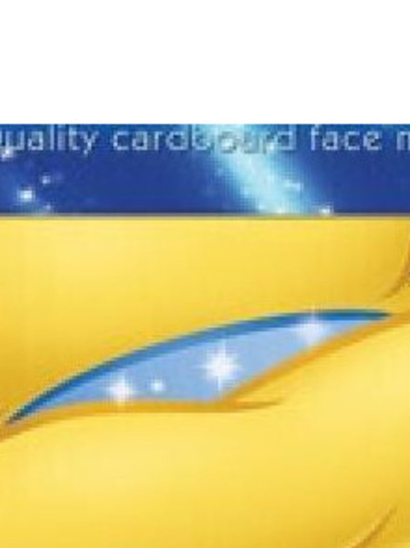 Masque en carton - visage Disney princesse cendrillon 27 cm Multicolore - Kiabi