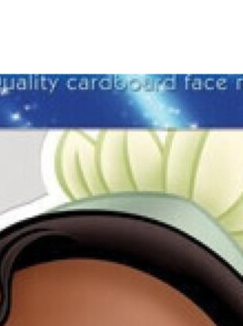 Masque en carton - visage Disney princesse et la grenouille 27 cm Multicolore - Kiabi