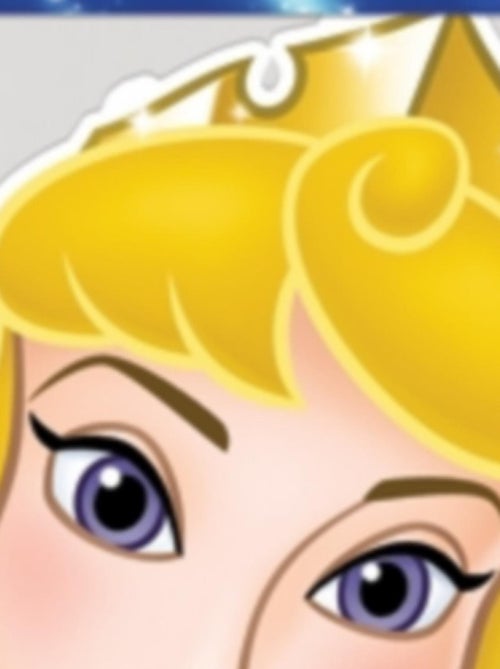 Masque en carton - visage Disney princesse la belle au bois dormant 27 cm - Kiabi