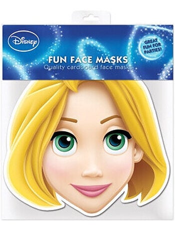 Masque en carton - visage Disney princesse raiponce 27 cm
