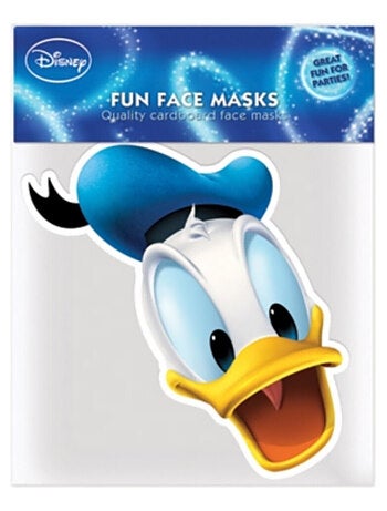 Masque en carton - visage disney tête de donald duck 27 cm