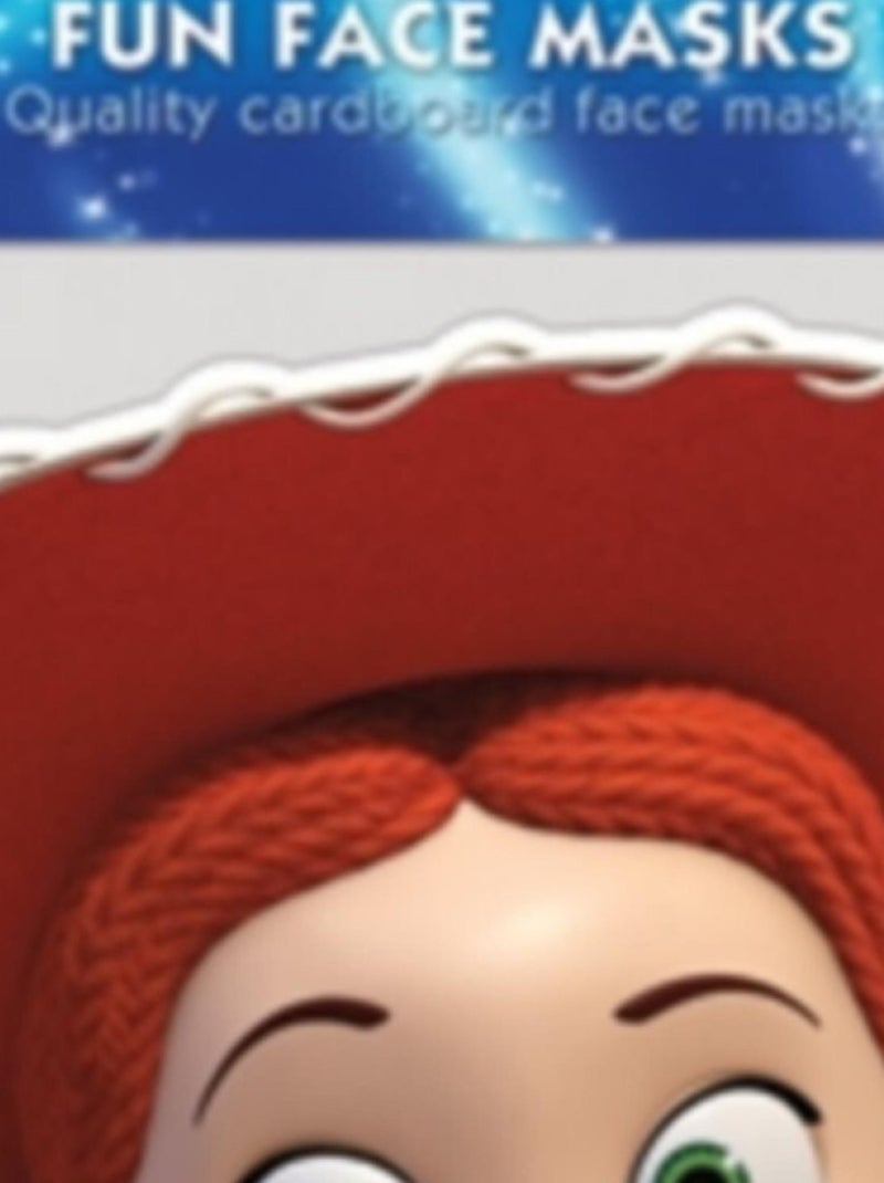 Masque en carton - visage disney toy story jessie 27 cm Multicolore - Kiabi