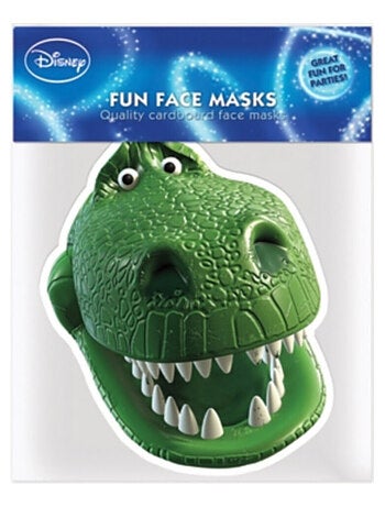Masque en carton - visage Disney toy story Rex 27 cm