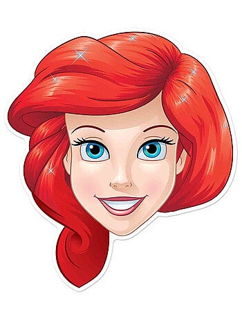 Masque en carton Ariel - Disney La Petite Sirène 27 cm