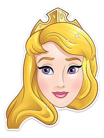 Masque en carton Aurore - Disney La Belle au bois dormant 27 cm