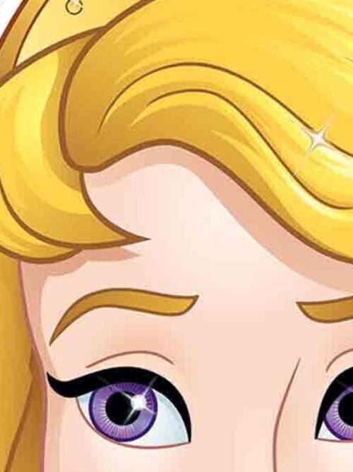 Masque en carton Aurore - Disney La Belle au bois dormant  27 cm - Kiabi