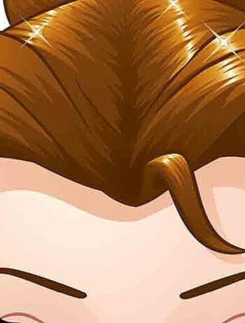 Masque en carton belle - disney la belle et la bête 27 cm