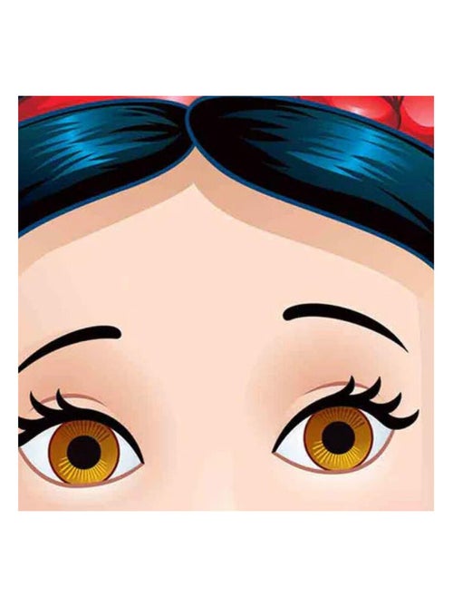 Masque en carton Blanche Neige - Disney Blanche Neige et les 7 nains  27 cm - Kiabi