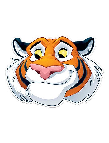 Masque en carton disney rajah le tigre - disney aladdin 27 cm